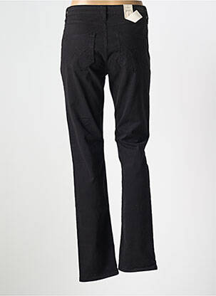 Jeans coupe droite stretch taille normale noir KANOPE femme