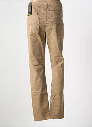 Pantalon slim tissage popeline taille normale marron STREET ONE femme