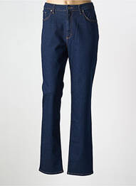 Jeans coupe slim tissage brut taille normale bleu KANOPE femme