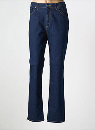 Jeans coupe slim tissage brut taille normale bleu KANOPE femme