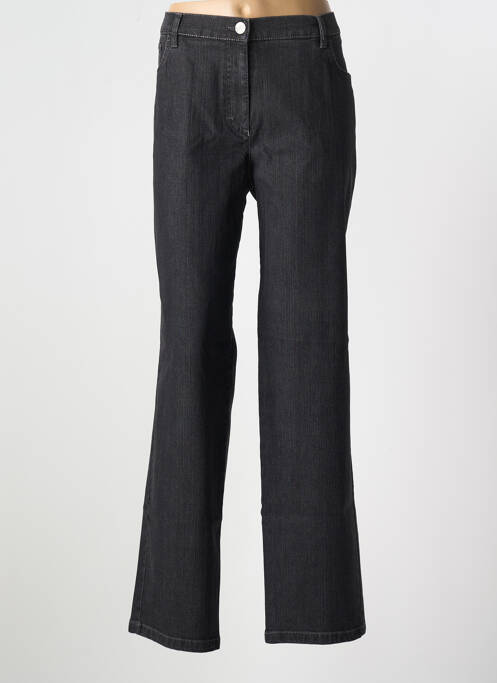 Jeans coupe slim stretch taille normale noir ZAFFIRI femme