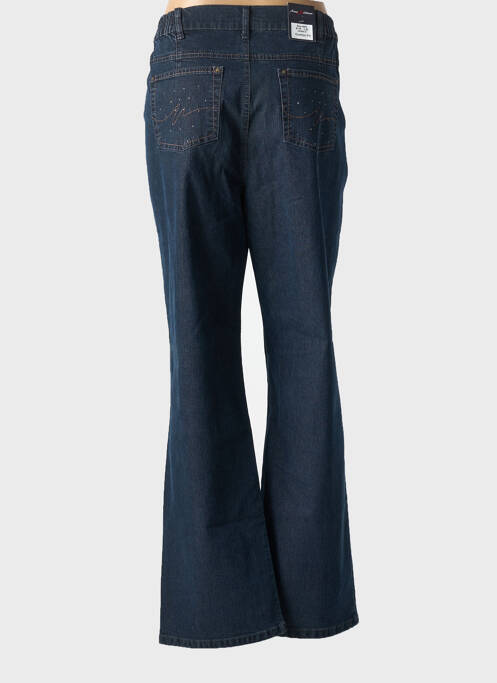 Jeans coupe droite bleu ANNA MONTANA pour femme