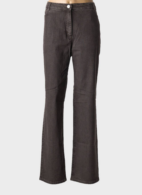 Jeans coupe slim marron ZAFFIRI pour femme