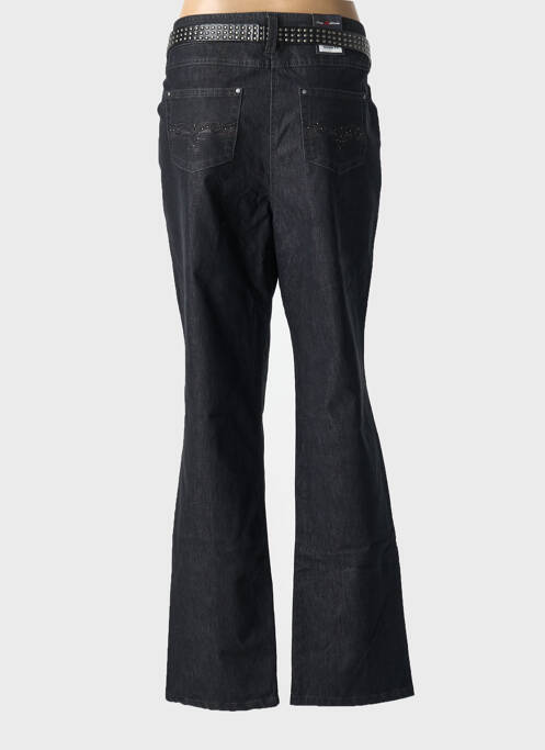 Jeans coupe slim noir ANNA MONTANA pour femme