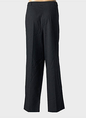 Pantalon droit tissage crêpe taille normale noir GELCO femme