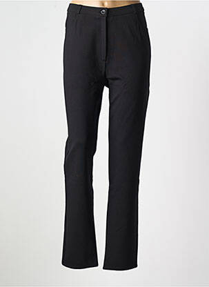 Pantalon slim stretch taille normale noir GEVANA femme