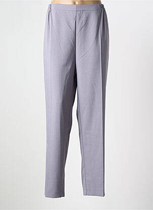 Pantalon droit taille élastique taille normale gris GEVANA femme