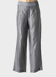 Pantalon droit taille à pinces taille normale gris PLAIT-IL ? femme