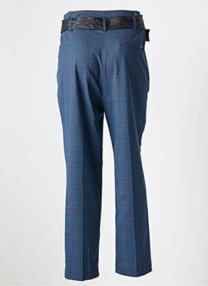 Pantalon droit coupe carotte taille haute bleu LIU JO femme