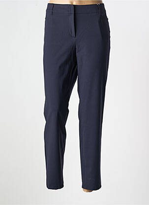 Pantalon slim tissage popeline taille normale bleu GERRY WEBER femme