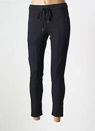 Pantalon 7/8 stretch taille normale noir ZERRES femme