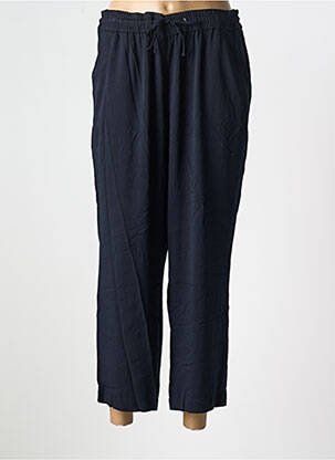Pantalon 7/8 tissage popeline taille normale bleu GERRY WEBER femme