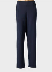 Pantalon droit bleu GEVANA pour femme seconde vue
