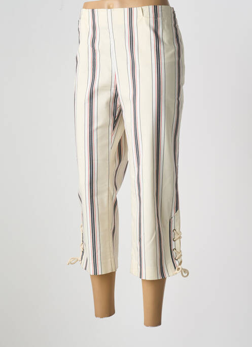 Pantacourt beige BRUNO SAINT HILAIRE pour femme