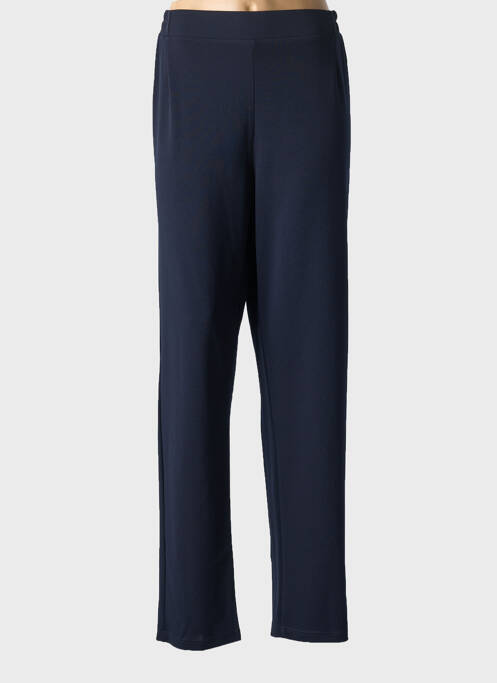 Pantalon droit bleu GEVANA pour femme