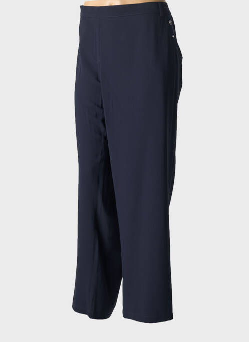 Pantalon large bleu CHRISTINE LAURE pour femme