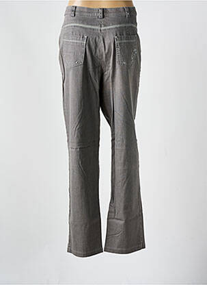 Jeans coupe slim stretch taille normale gris CHRISTINE LAURE femme