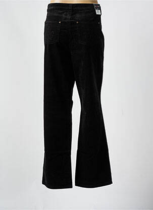 Pantalon droit stretch taille normale noir ANNA MONTANA femme