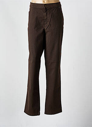 Jeans coupe slim stretch taille normale marron PERSONA femme