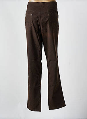 Jeans coupe slim stretch taille normale marron PERSONA femme