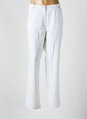 Jeans coupe slim stretch taille normale blanc PAUPORTÉ femme