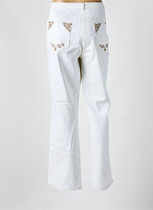 Jeans coupe slim stretch taille normale blanc PAUPORTÉ femme