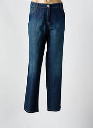 Jeans coupe slim stretch taille normale bleu HUCKE WOMAN femme