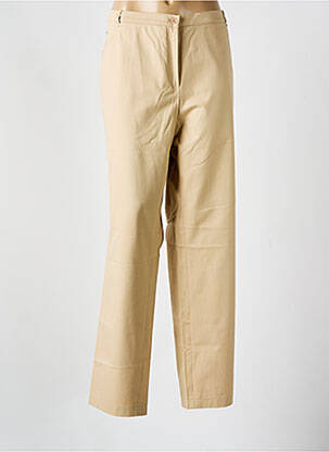 Jeans coupe slim stretch taille normale beige BASLER femme