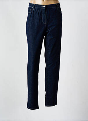 Jeans coupe slim tissage brut taille normale bleu BETTY BARCLAY femme