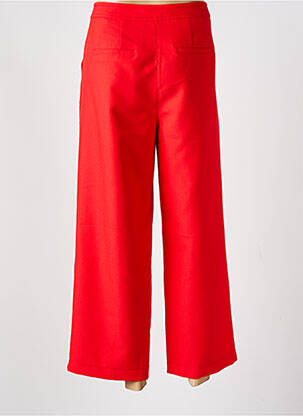 Pantalon 7/8 taille élastique taille normale rouge BETTY BARCLAY femme