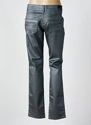 Pantalon slim tissage enduit taille normale gris KANOPE femme
