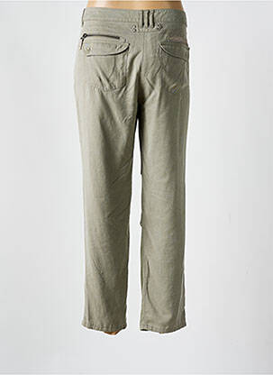 Pantalon droit tissage popeline taille normale vert BETTY BARCLAY femme