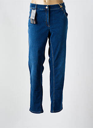 Jeans coupe slim stretch taille normale bleu ZERRES femme