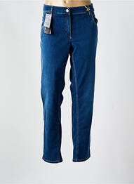 Jeans coupe slim stretch taille normale bleu ZERRES femme