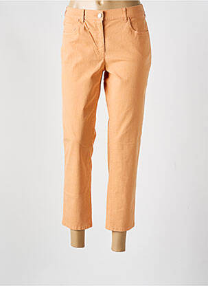 Jeans coupe slim stretch taille normale orange ZERRES femme