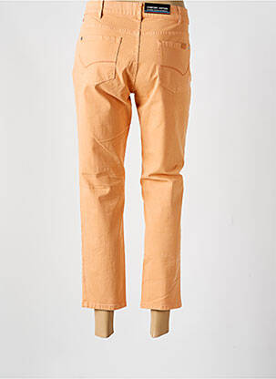 Jeans coupe slim stretch taille normale orange ZERRES femme