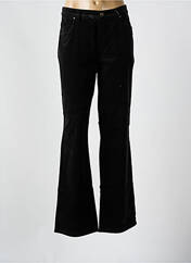 Pantalon droit noir ANNA MONTANA pour femme seconde vue