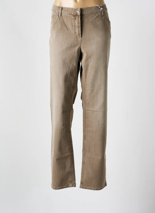 Jeans coupe slim marron GERRY WEBER pour femme