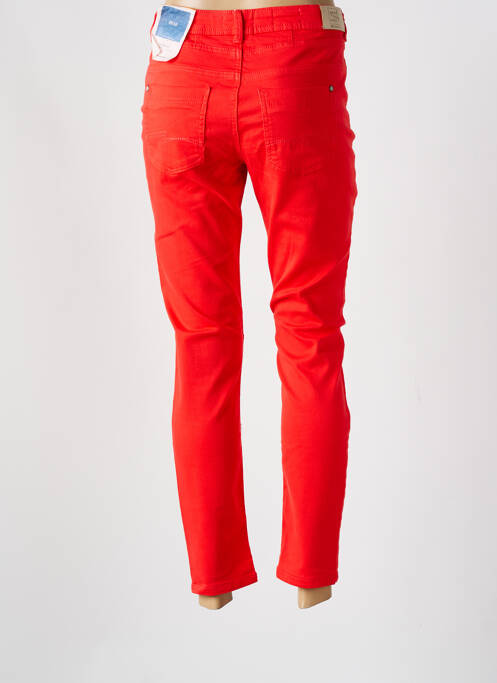 Jeans coupe slim orange STREET ONE pour femme