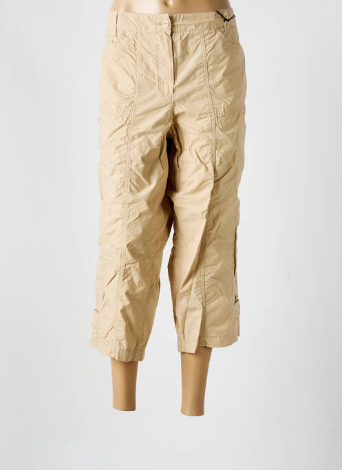 Pantacourt beige STEHMANN pour femme