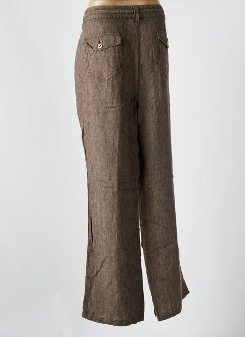 Pantalon droit marron ANNA MONTANA pour femme