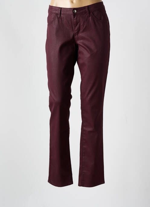 Pantalon slim rouge KANOPE pour femme