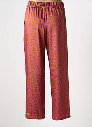 Pantalon droit taille élastique orange MARELLA femme