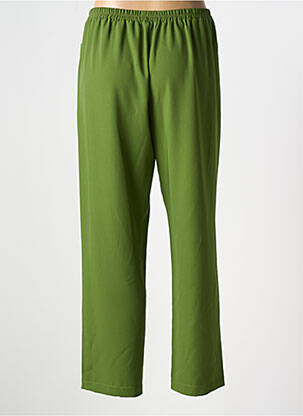 Pantalon droit stretch taille normale vert KAKIE femme