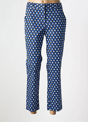 Pantalon 7/8 tissage popeline taille normale bleu GERARD DAREL femme