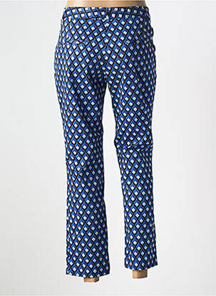 Pantalon 7/8 tissage popeline taille normale bleu GERARD DAREL femme