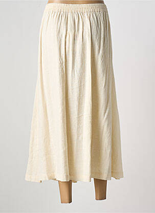 Jupe longue coupe droite beige STELLA FOREST femme