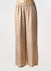 Pantalon large beige CC FASHION pour femme seconde vue