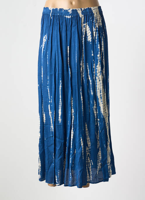 Jupe longue bleu BELLA JONES pour femme