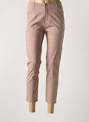 Pantalon 7/8 stretch taille normale beige I.QUING femme